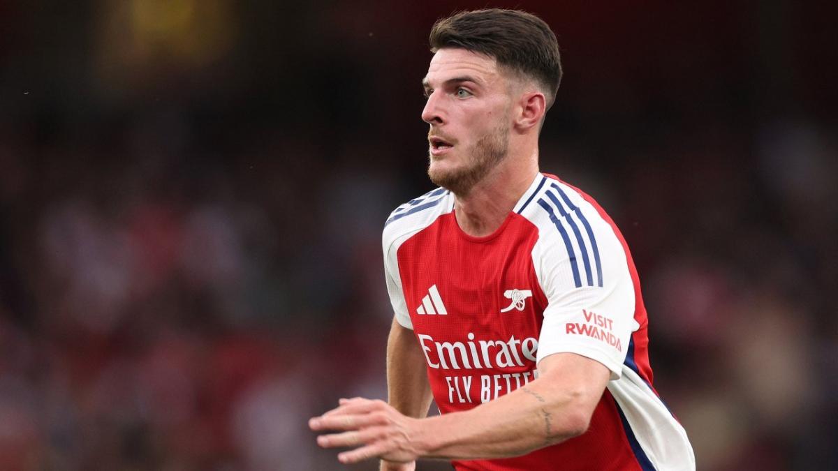 Arsenal and England midfielder Declan Rice